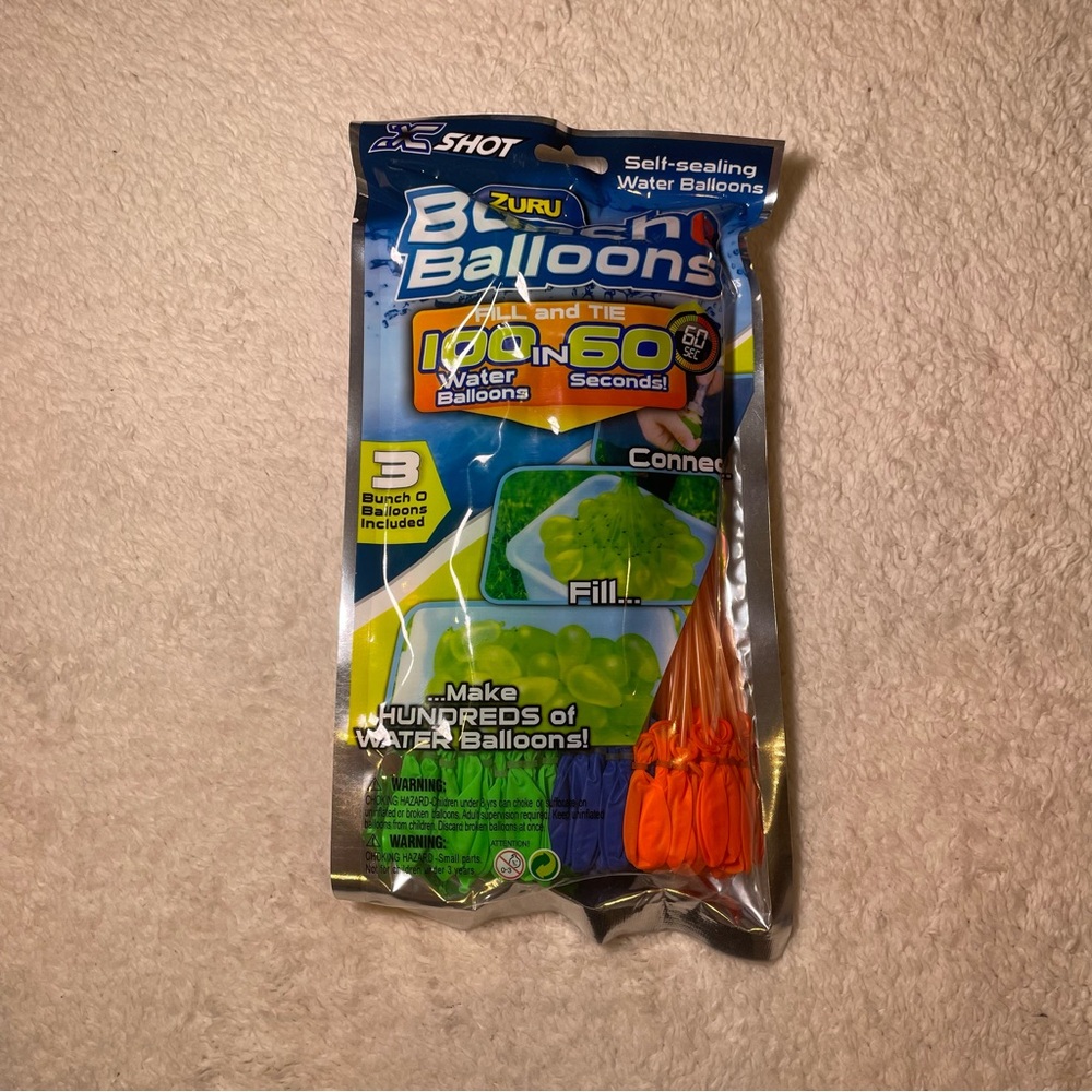 Zuru Bunch O Balloons Instant Self-Sealing Water Balloons Complete Bundle 3PC